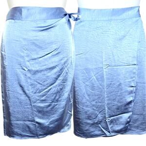 Wildfang The Empower Satin Wrap Skirt Size 3X NWT Knee Length